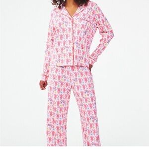 Be my monkey Roller Rabbit Valentine pajamas